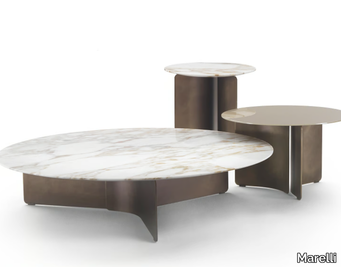 WAVE - Round coffee table _ Marelli