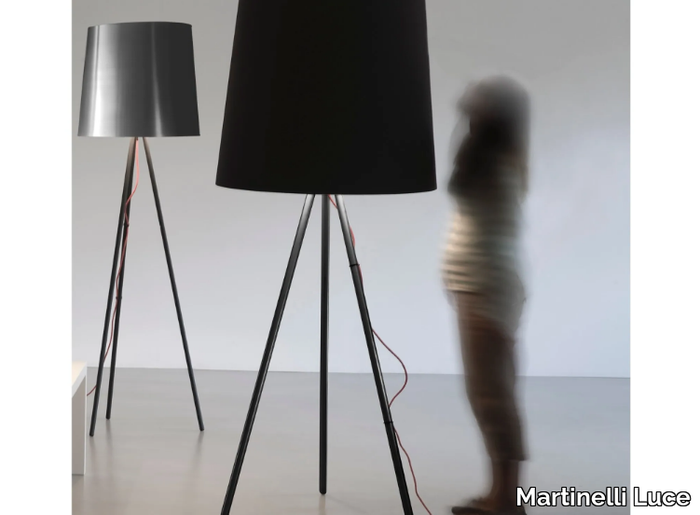 EVA - Fabric floor lamp _ Martinelli Luce