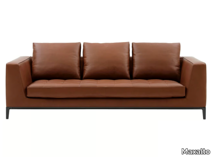 LUCREZIA SOFT - Leather sofa _ Maxalto