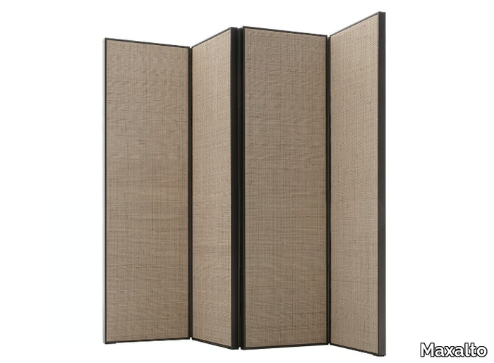 PRIVATUS - Raffia screen with extruded aluminium support _ Maxalto