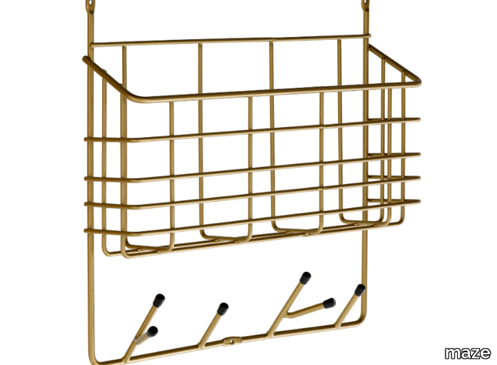 MITTEN SHELF S - Wall-mounted painted metal storage box _ maze