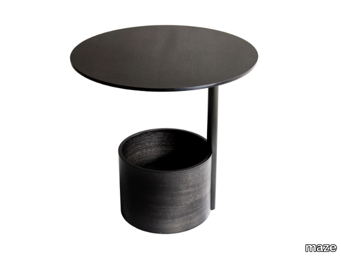 PARASOL S - Round coffee table with storage space _ maze