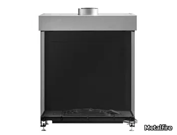 AVENUE MF 800-75 GHE 3S - 3-sided gas fireplace _ Metalfire