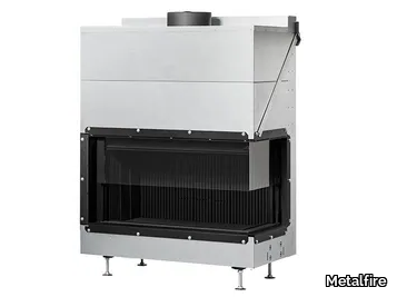 ULTIME D MF 1050-50 WHE 2S L/R V20 - Corner wood-burning fireplace _ Metalfire