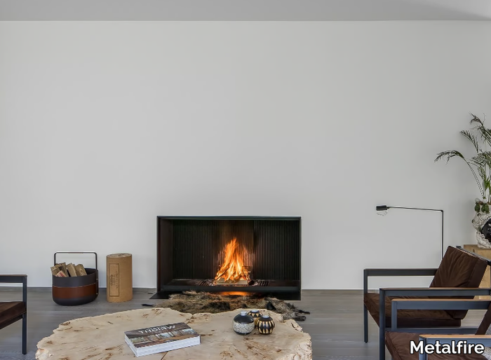 UNIVERSAL CUSTOM-MADE - Wood-burning fireplace _ Metalfire