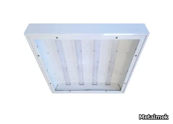 IPER 8615 LENS - LED steel outdoor ceiling lamp _ Metalmek