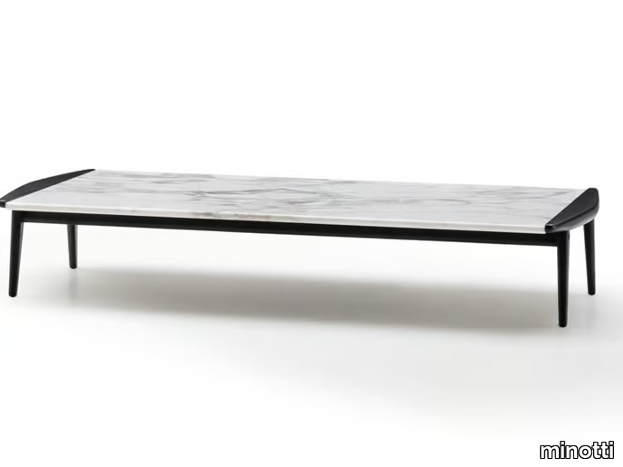 FYNN - Marble coffee table _ Minotti