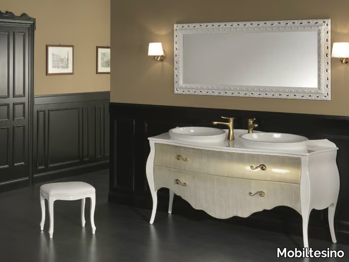 MEMORY 18 - Floor-standing double vanity unit with drawers _ Mobiltesino