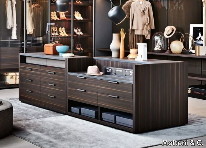 GLISS MASTER ISLAND - Wooden chest of drawers _ Molteni & C.