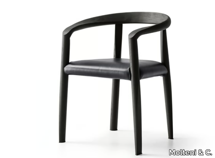 MHC.3 MISS - Ash chair with armrests _ Molteni & C.