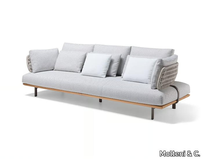 SWAY - Sectional fabric garden sofa _ Molteni & C.
