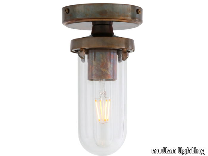 OREGON B WELL GLASS LIGHT FITTING - Handmade ceiling light _ mullan lighting