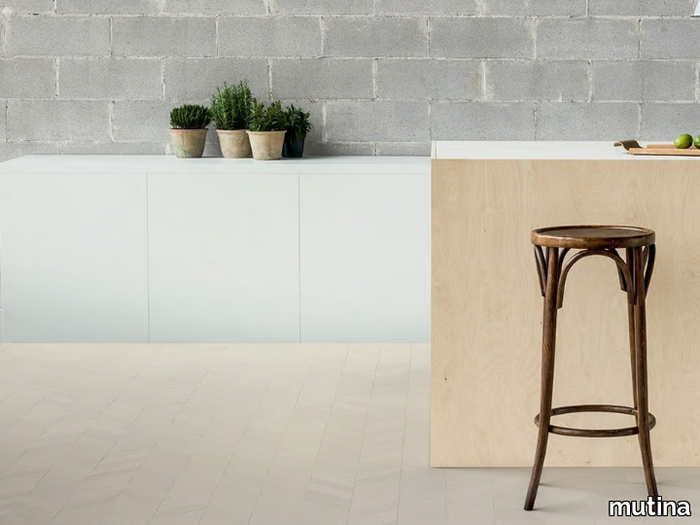 MEWS CHALK - Porcelain stoneware wall/floor tiles _ Mutina