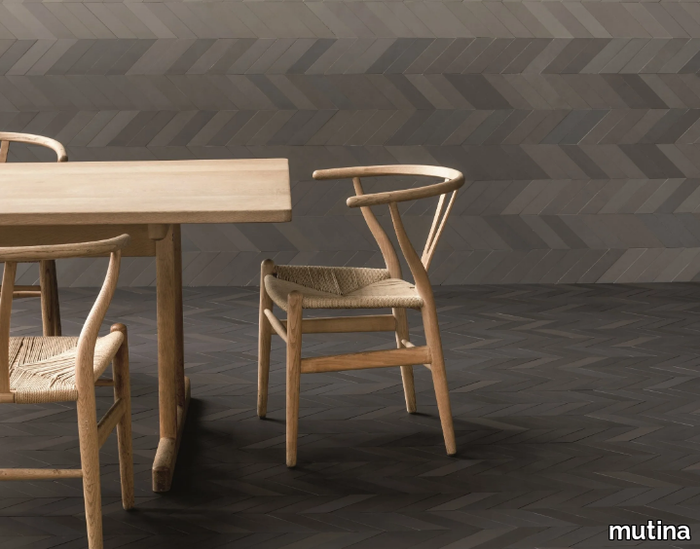 MEWS LEAD - Porcelain stoneware wall/floor tiles _ Mutina