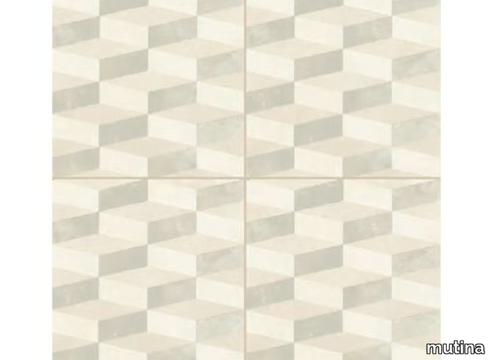 AZULEJ BIANCO CUBO - Glazed porcelain stoneware wall/floor tiles _ Mutina