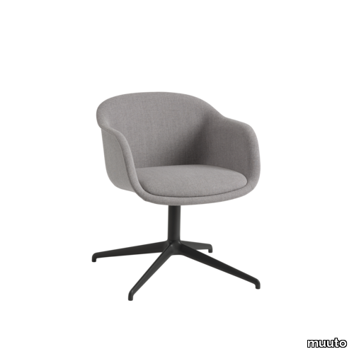 Fiber Conference Armchair Swivel Base w. Return