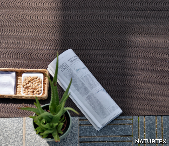 LINE OUT - Solid-color rectangular outdoor rugs _ NATURTEX