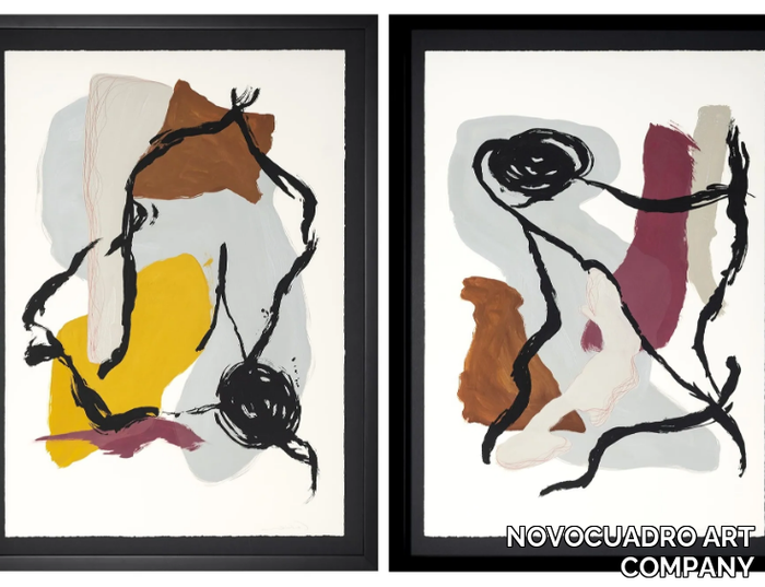 ATENAS I & II - Paper Painting _ NOVOCUADRO ART COMPANY