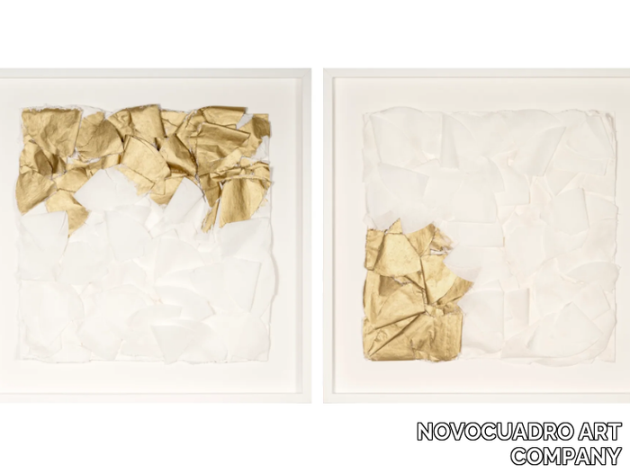 Cúmulus I & II - Paper Painting _ NOVOCUADRO ART COMPANY