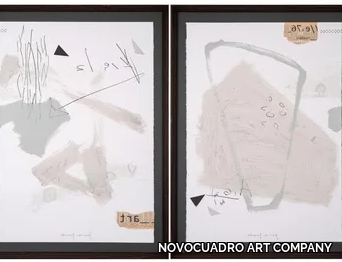 Nature I & II - Paper Painting _ NOVOCUADRO ART COMPANY