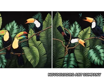 Tucan I & II - Canvas Painting _ NOVOCUADRO ART COMPANY