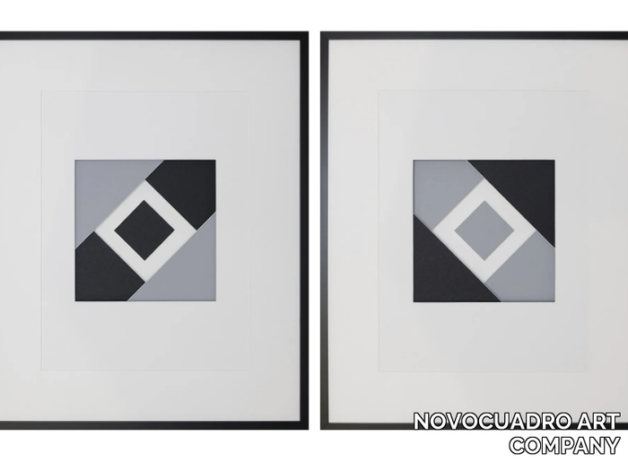 Vértices I & II - Paper Painting _ NOVOCUADRO ART COMPANY