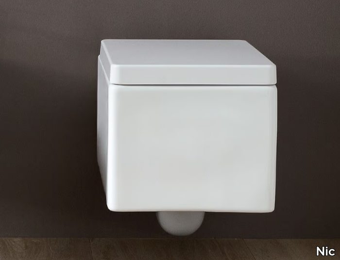 COOL - Wall-hung ceramic toilet _ Nic