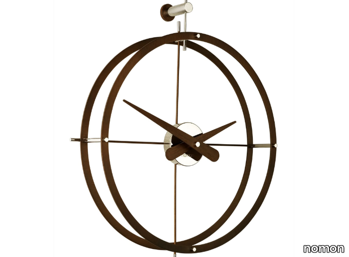 DOS PUNTOS - Wall-mounted wooden clock _ nomon