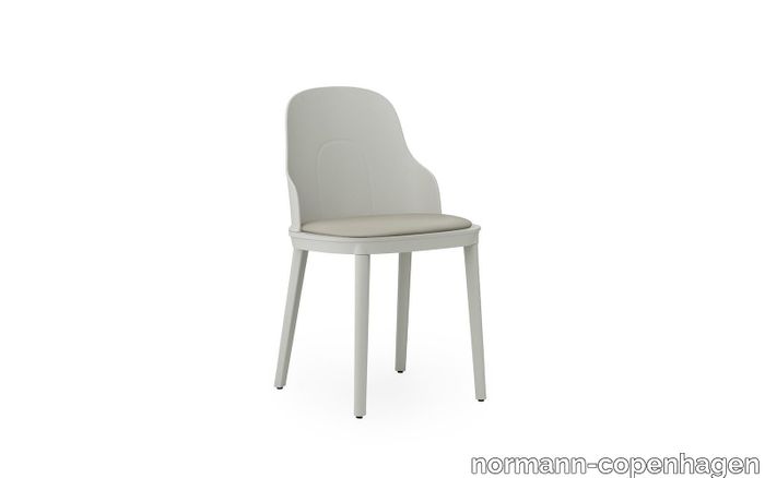 Allez Chair Upholstery Ultra Leather, Warm grey/Polypropylene