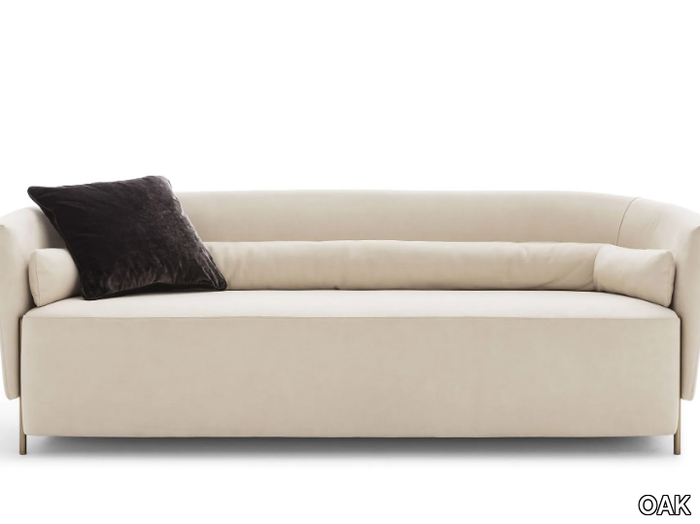 MELODIA - Leather sofa _ OAK