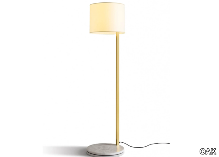 PIANO GN9008 - LED reading fabric floor lamp _ OAK