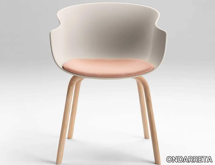 BAI WOOD - Polypropylene chair with armrests _ ONDARRETA