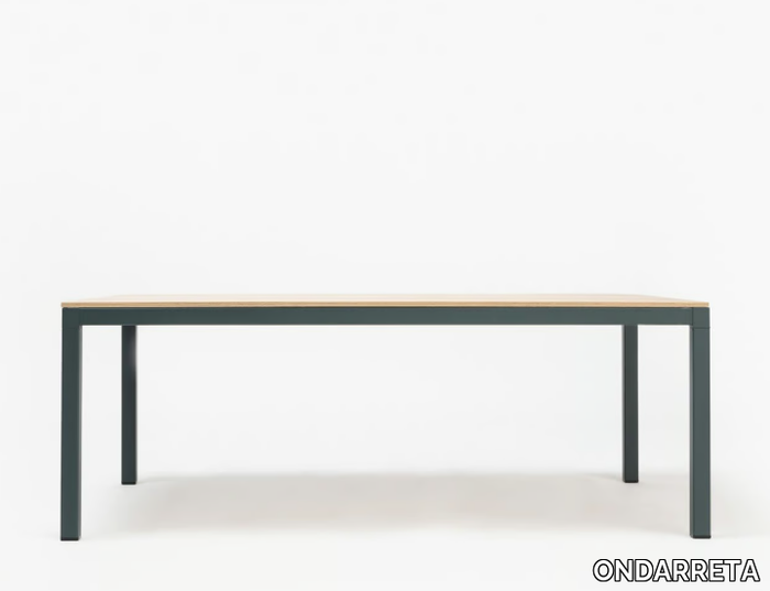 DRY 40 - Rectangular steel table _ ONDARRETA