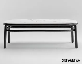 LANA - Rectangular porcelain coffee table _ ONDARRETA