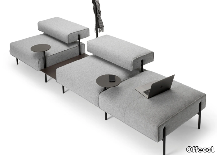 LUCY - 3 seater sectional fabric sofa _ Offecct