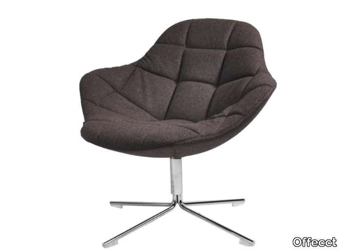 PALMA - Easy chair with swivel frame _ Offecct