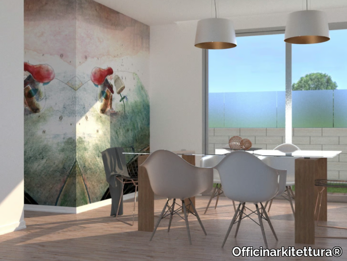 LIBRI IN FIORE - Wall tiles / wallpaper _ Officinarkitettura®