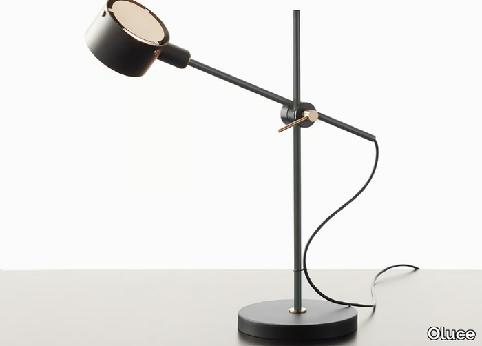 G.O. - 252 - Adjustable metal table lamp _ Oluce