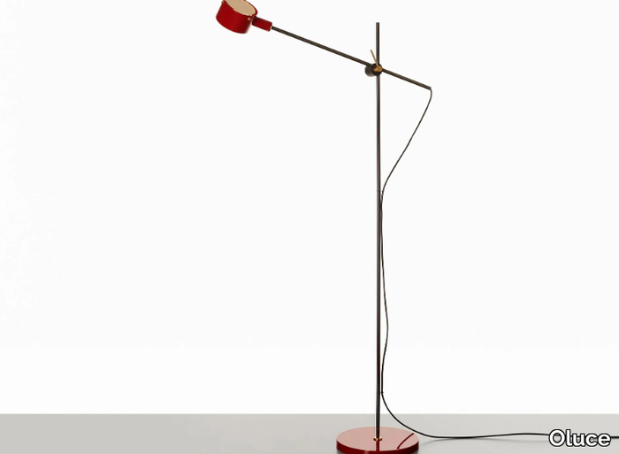 G.O. - 352 - Adjustable metal floor lamp _ Oluce