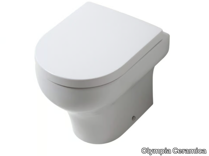 CLEAR - Floor mounted Vitreous China toilet _ Olympia Ceramica