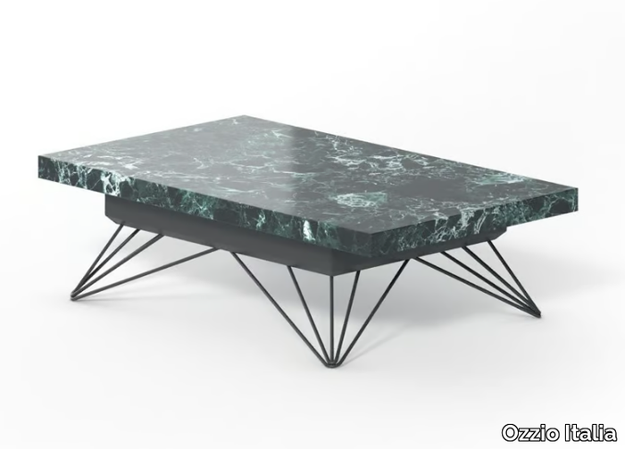 RADIUS - Height-adjustable coffee table _ Ozzio Italia