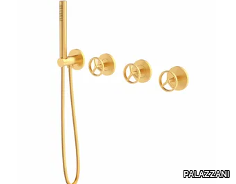 INDUSTRIAL JOB 78139810 - 4 hole bathtub set with diverter and hand shower _ PALAZZANI