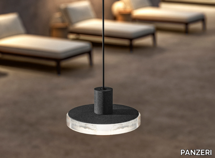 VENEXIA - LED aluminium pendant lamp _ PANZERI