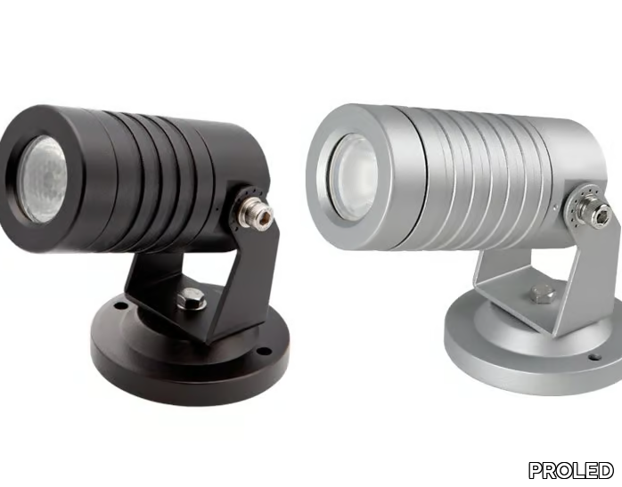 IP65 1x2 WATT MONO - LED adjustable powder coated aluminium Outdoor spotlight _ PROLED