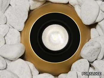 PILZ UPLIGHT - LED walkover light Anodized aluminium steplight _ PURALUCE