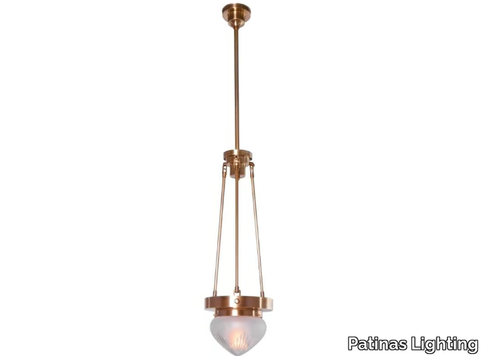 BASEL - Brass pendant lamp _ Patinas Lighting