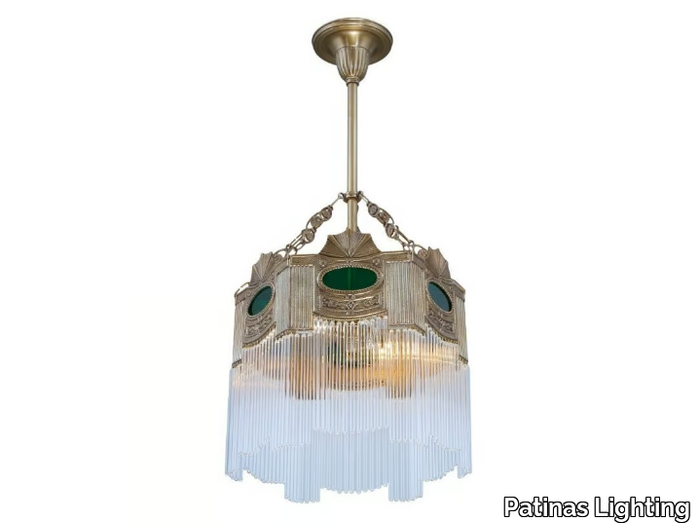 TRIEST I - Handmade brass pendant lamp _ Patinas Lighting