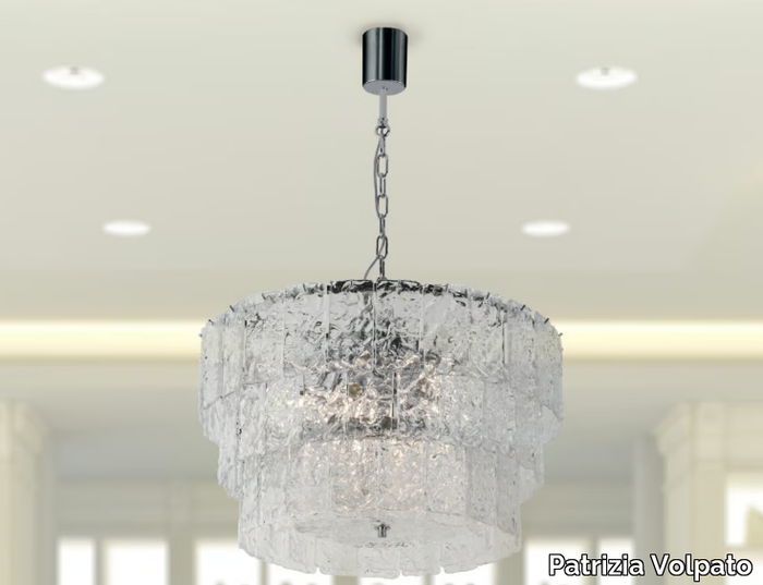 GLACE 4110 - Murano glass pendant lamp _ Patrizia Volpato