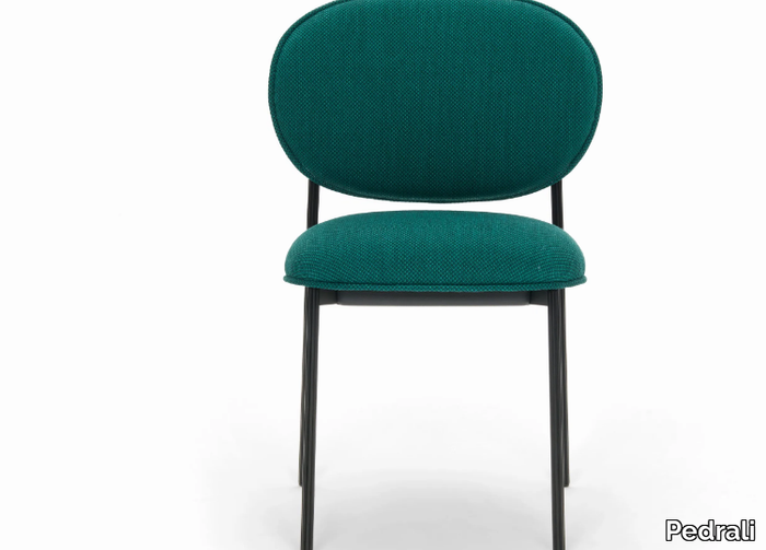 BLUME 2950 - Upholstered stackable fabric chair _ Pedrali