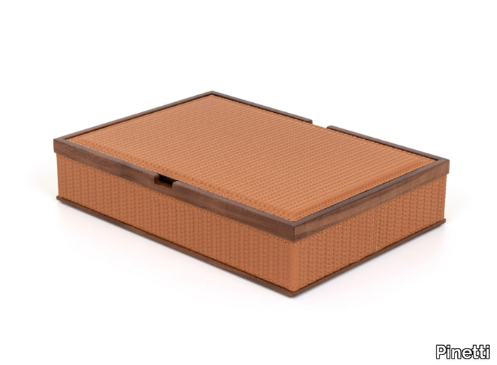 ASTREA - Leather storage box _ Pinetti